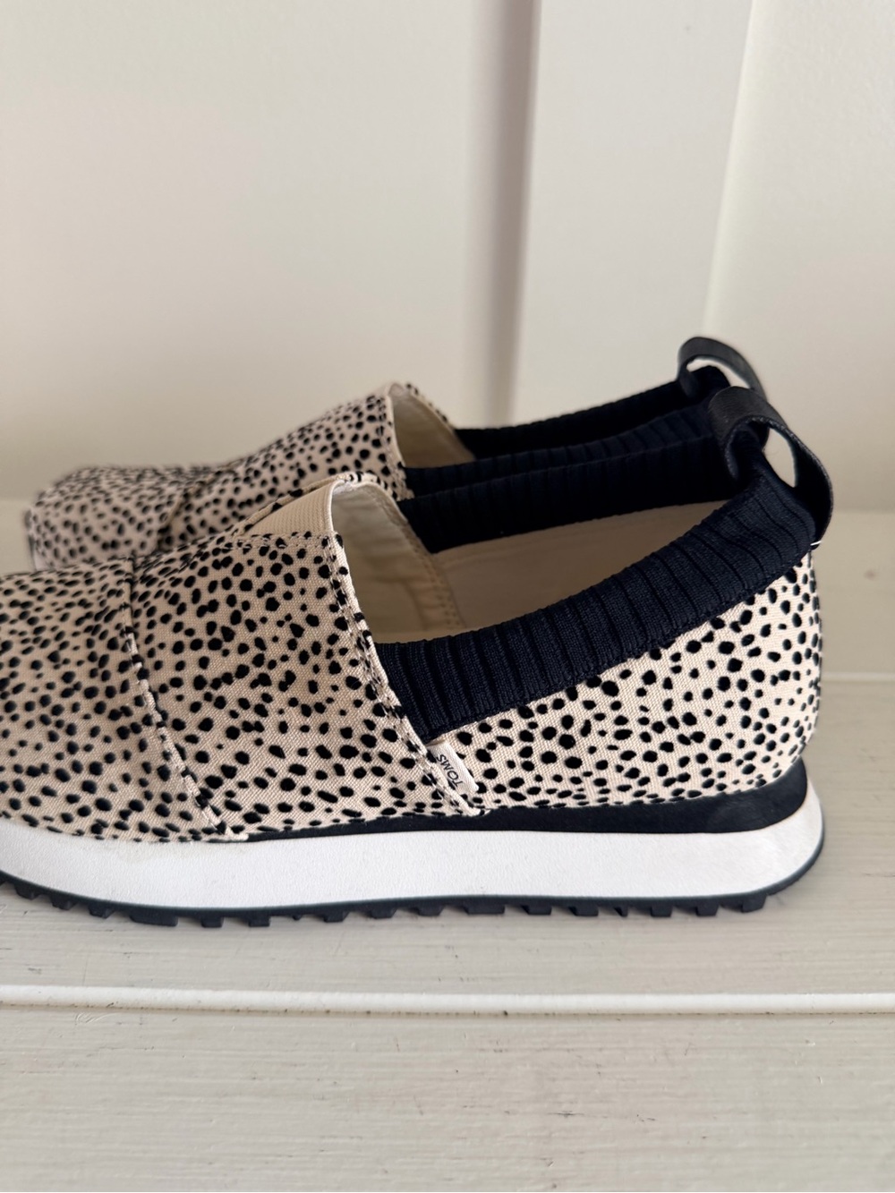 TOMS Alpargata Resident 2.0 Slip On Sneakers Cheetah Dot Patterned Size 8 - Picture 3 of 13